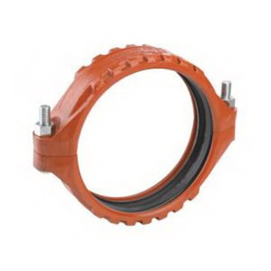 Coupling, 14 in, Groove, Ductile Iron, Enamel Painted