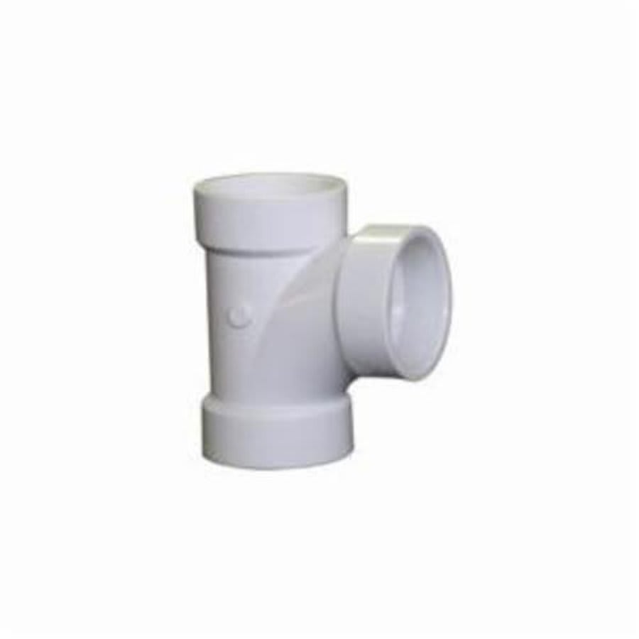 Sanitary Tee, 1-1/2 in, Hub, DWV, PVC