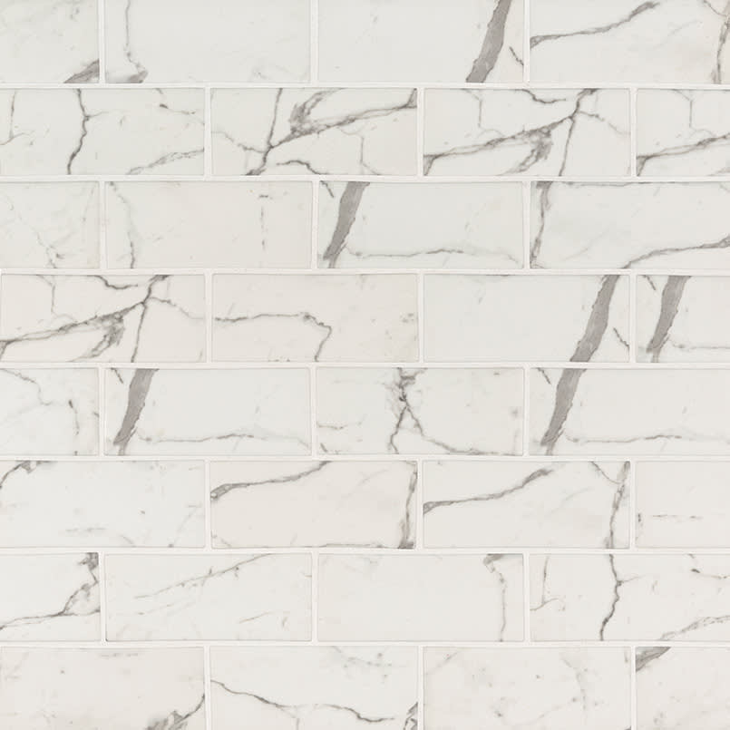 Statuario Celano Glass Tile
