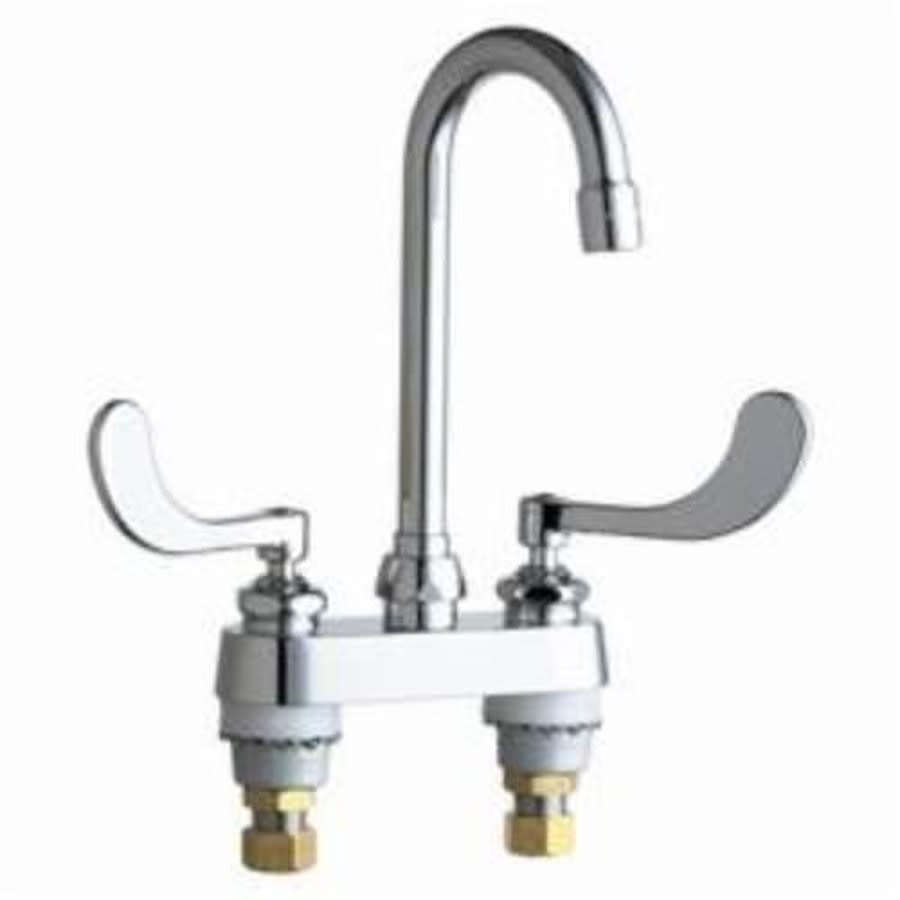Centerset Lavatory Faucet, ADA, 2 Handle, 2-Hole, 1.5 gpm, Polished Chrome