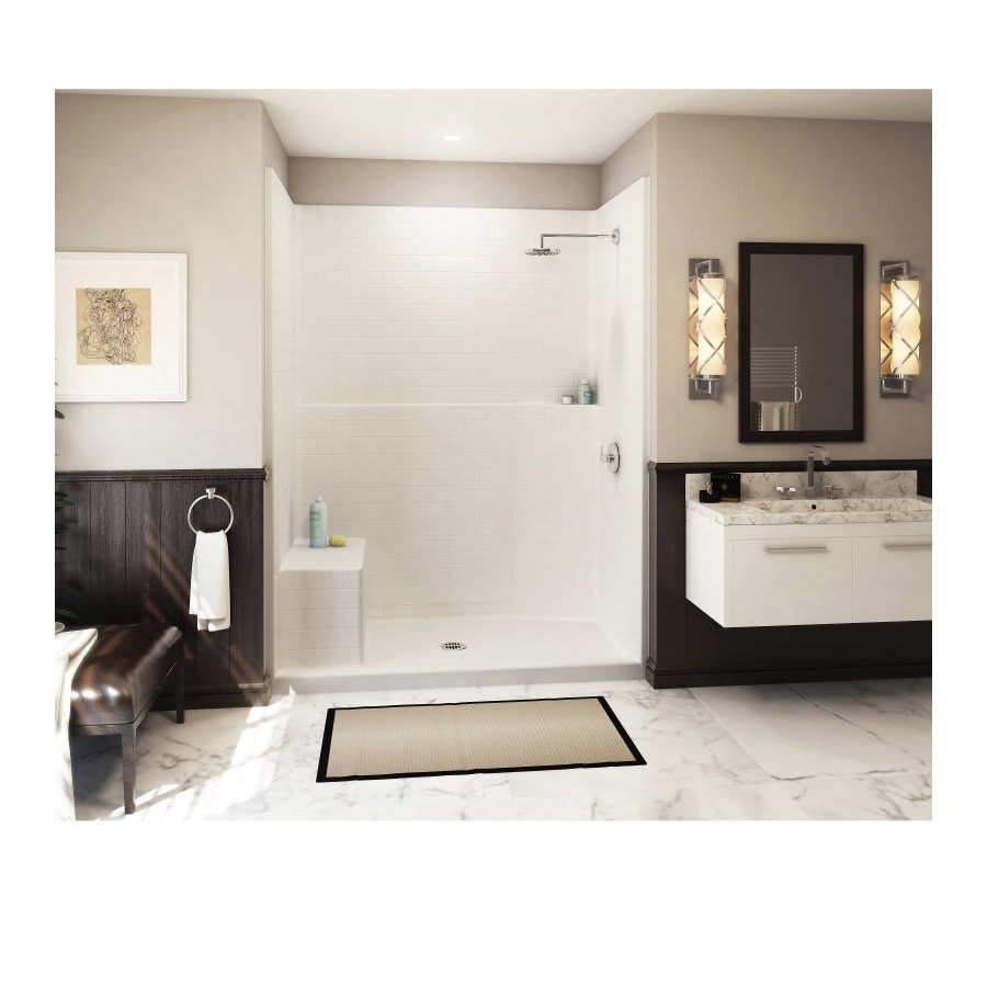 Everyday Shower Stall, Acrylic, White