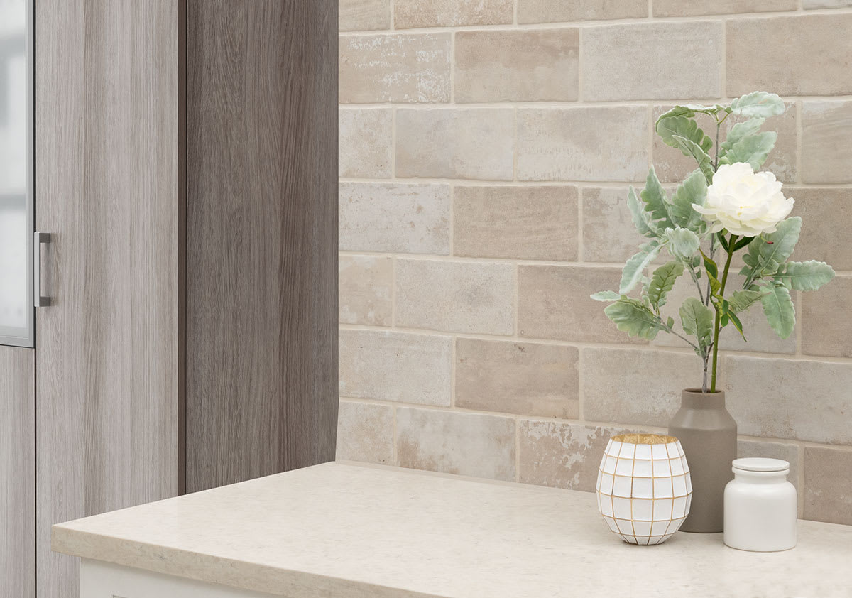 Brickstone IVORY PORCELAIN TILE