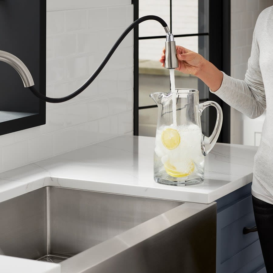 Tone 1.5 GPM Single Hole Pull Down Kitchen Faucet
