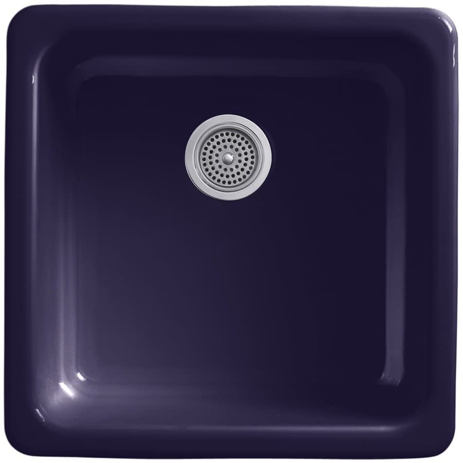 Iron/Tones 20-7/8" Undermount Single Basin Enameled Cast Iron Bar Sink