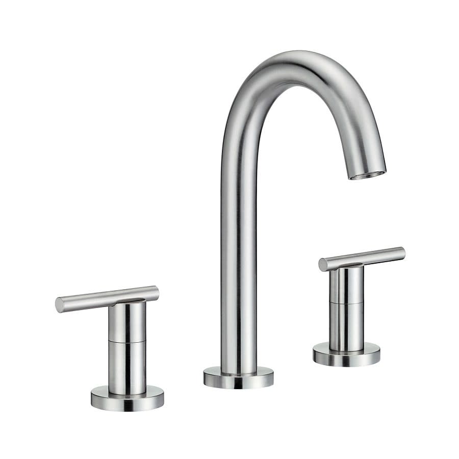 Parma® Widespread Lavatory Faucet, ADA, 2 Handle, 3-Hole, 1.2 gpm, Brushed Nickel