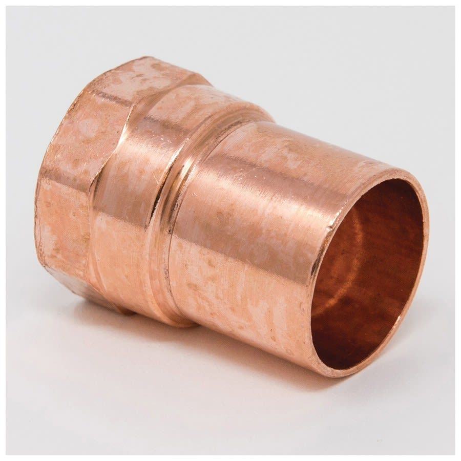 Female Adapter, 1/2 in, C x FNPT, Copper