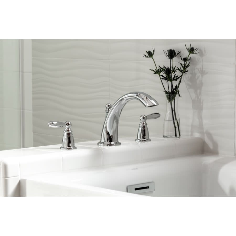 Deck Mounted Roman Tub Filler Trim from the Brantford Collection (Less Valve)