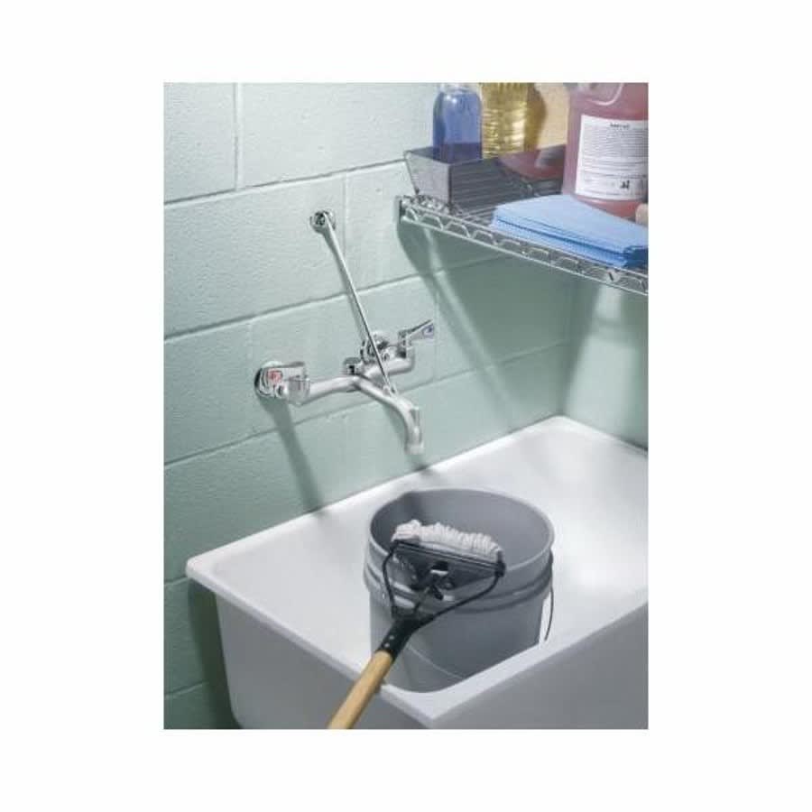 M-DURA™ Utility Sink Faucet, Wall Mount, ADA, Lever Handle, Polished Chrome