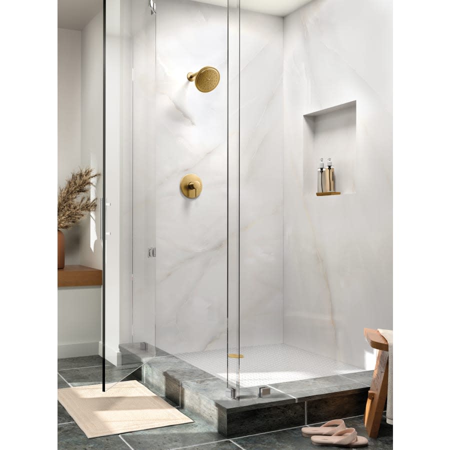 Single Handle Posi-Temp Pressure Balanced Shower Trim with 2.5 GPM Shower Head from the Align Collection (Less Valve)