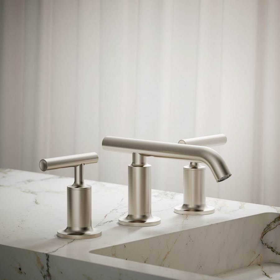 Purist 1.2 GPM Widespread Bathroom Faucet with Pop-Up Drain Assembly