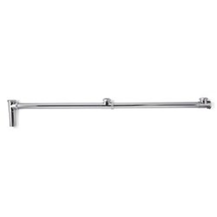 Continuous Waste, End Outlet, 1-1/2 in, Brass, 17 ga, Polished Chrome