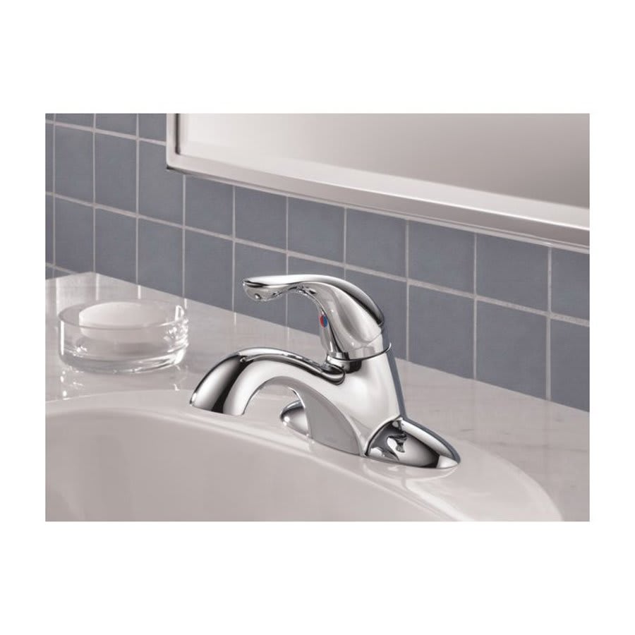Classic Centerset Lavatory Faucet, ADA, 1 Handle, 2-Hole, 1.2 gpm, Chrome