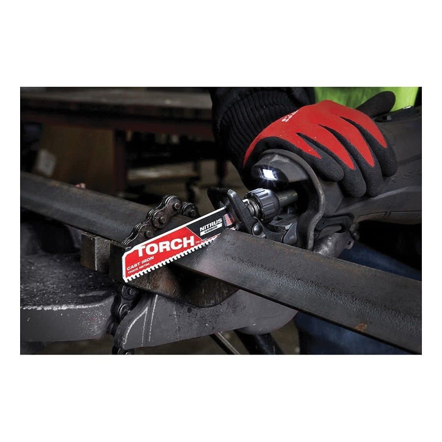 SAWZALL® The Torch™ Carbide Tip Reciprocating Saw Blade, 6 in L, 7 tpi, 0.05 in THK