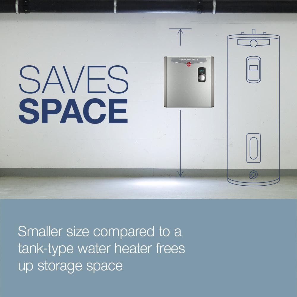 Performance 36 kw Self-Modulating 7.03 GPM Tankless Electric Water Heater