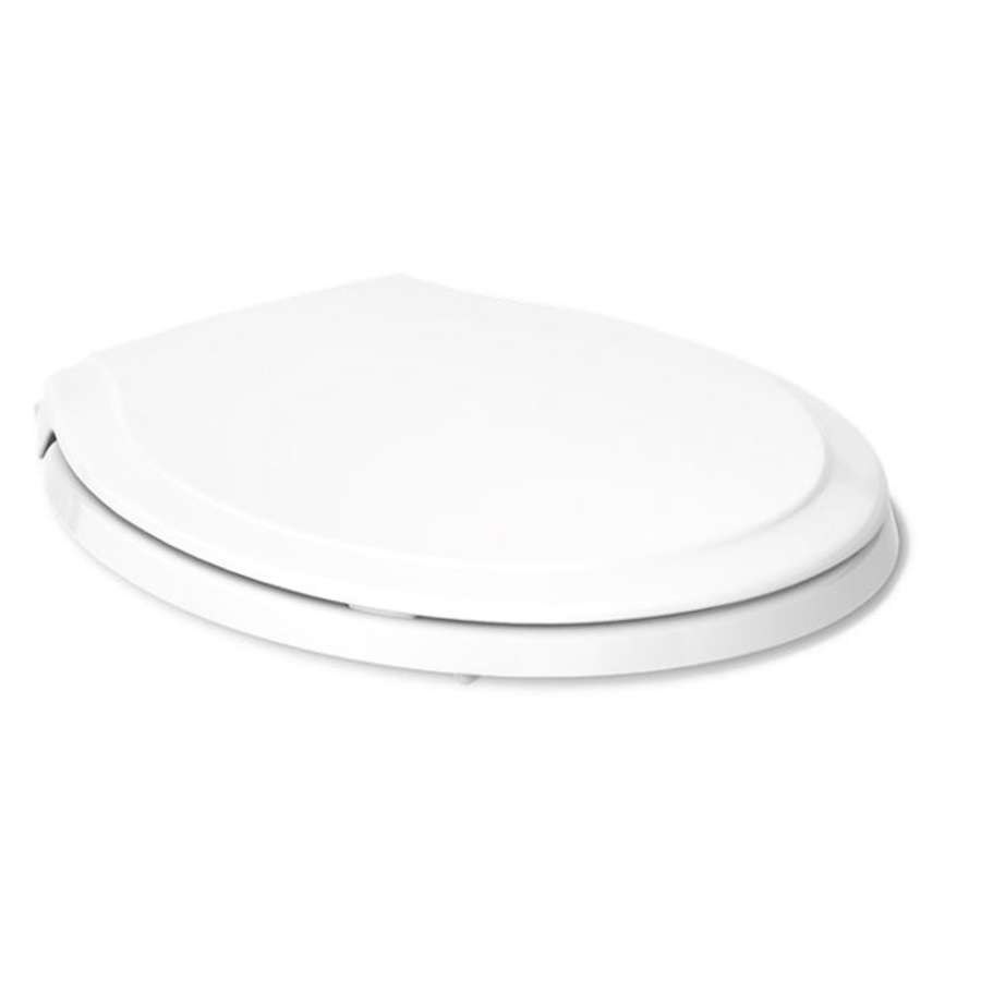 Rutledge Round Closed-Front Toilet Seat with Soft Close and Quick Release