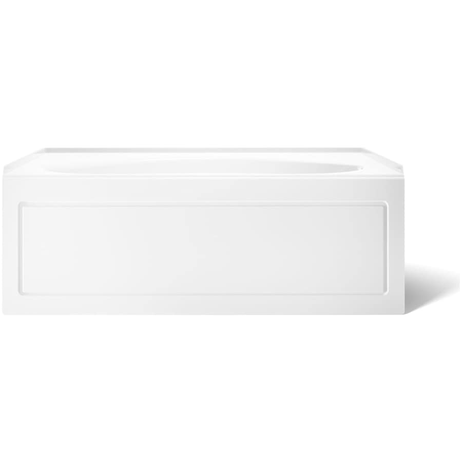 Windward Collection 60" Three Wall Alcove Soaking Bath Tub with Right Hand Drain
