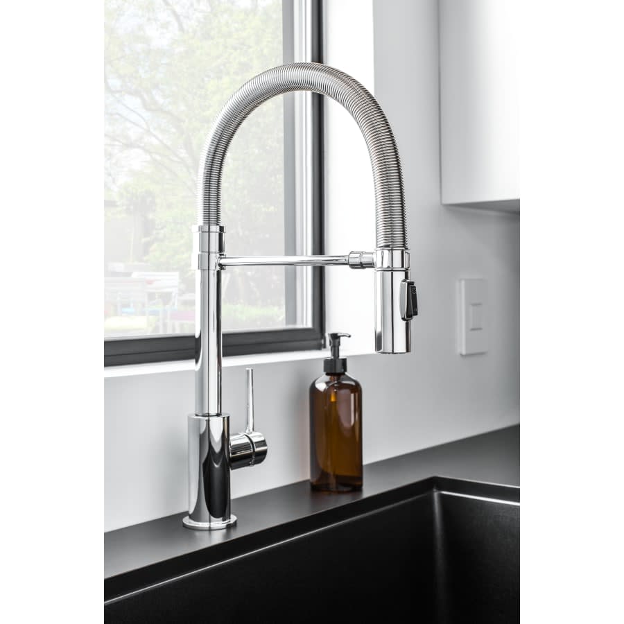 Trinsic 1.8 GPM Single Hole Pre-Rinse Pull Down Kitchen Faucet