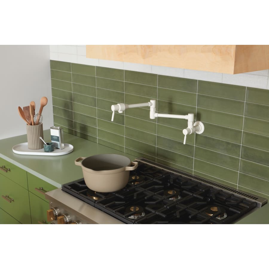 Euro 4 GPM Wall Mounted Single Hole Pot Filler Faucet