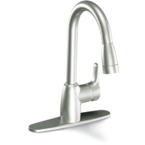 CFG Baystone Classic Stainless Pull-Out Spout Kitchen Faucet