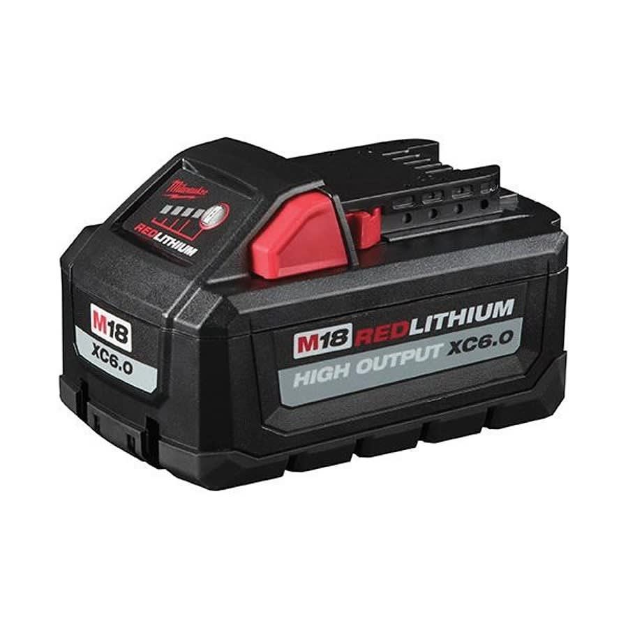 M18™ HIGH OUTPUT™ Cordless Battery Pack, 6 Ah REDLITHIUM™ Battery, 18 VDC Charge