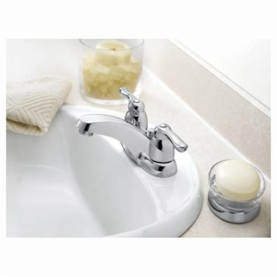 Chateau® Centerset Lavatory Faucet, ADA, 2 Handle, 2-Hole, 1.2 gpm, Polished Chrome