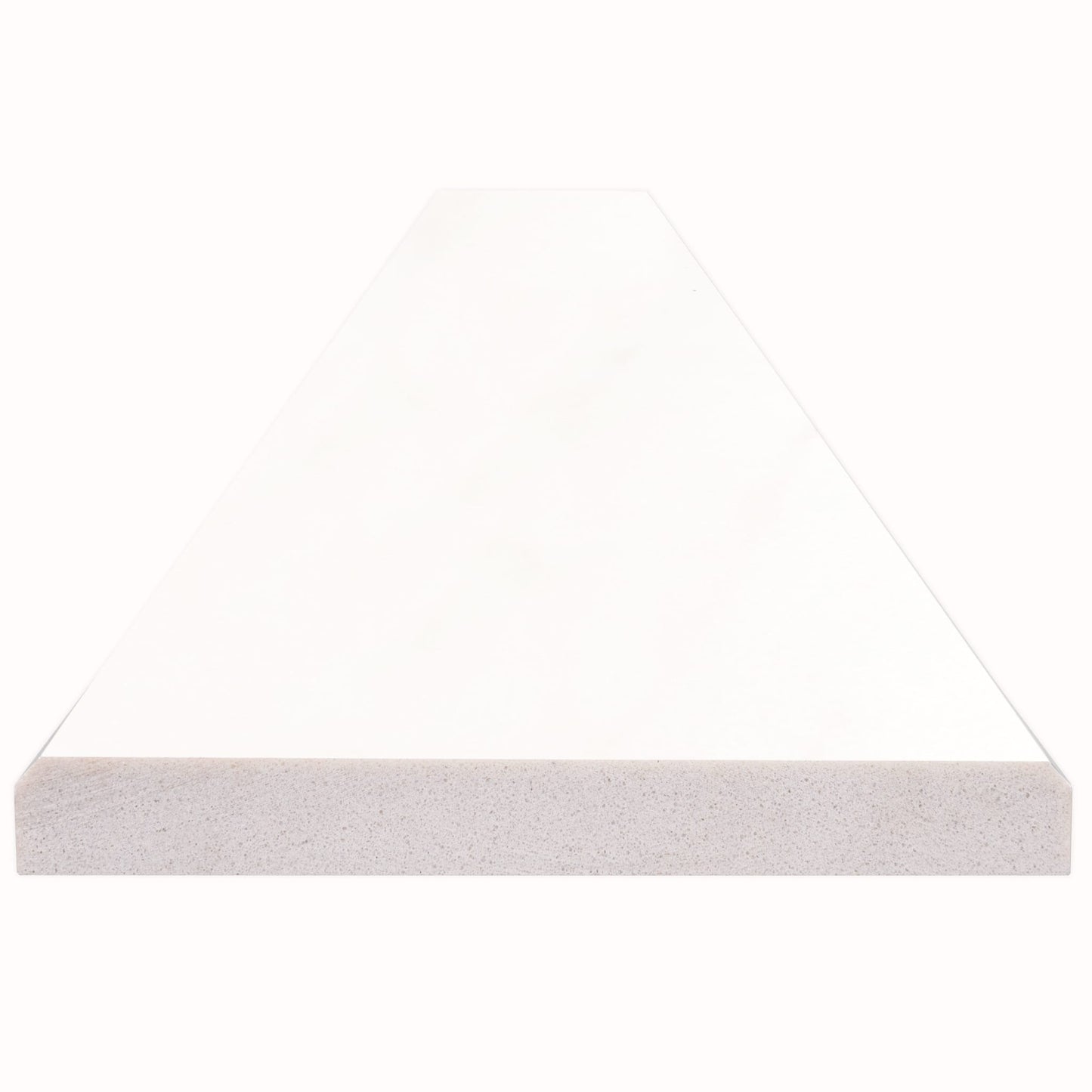 BRIGHT WHITE 6X36X0.62 DBL B POL-ENG