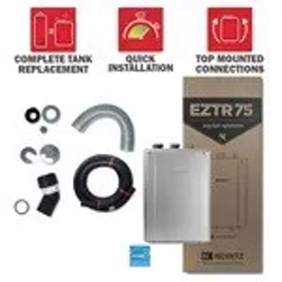 Condensing Tankless Water Heater, 199 Kbtu/hr, Natural Gas, Indoor/Outdoor, Ultra Low NOx, 0.96 EF