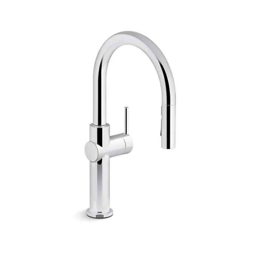 Crue™ Kitchen Faucet, Deck Mount, ADA, 1 Lever Handle, 1-Hole, Polished Chrome