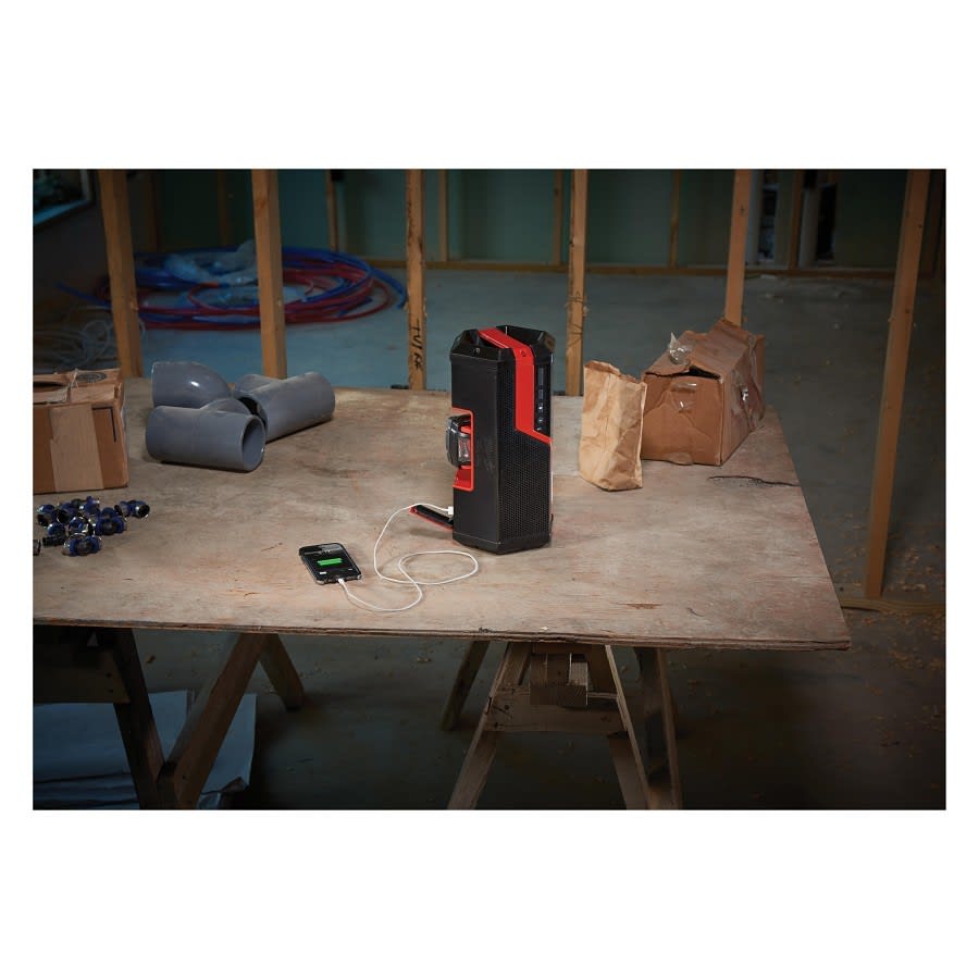 M18™/M12™ Cordless Jobsite Speaker, 12/18 VDC, Bare Tool