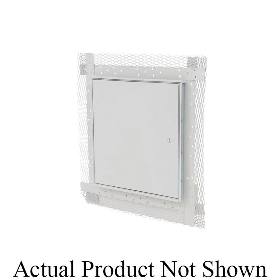 Metal Lath Access Door, Screw Driver Lock, 12 x 12 in, Galvanized Steel, 16 ga, Primer Coated