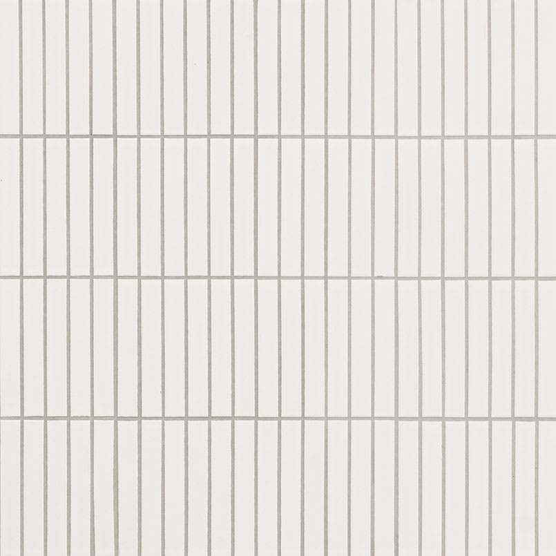 White Matte Stack Pattern