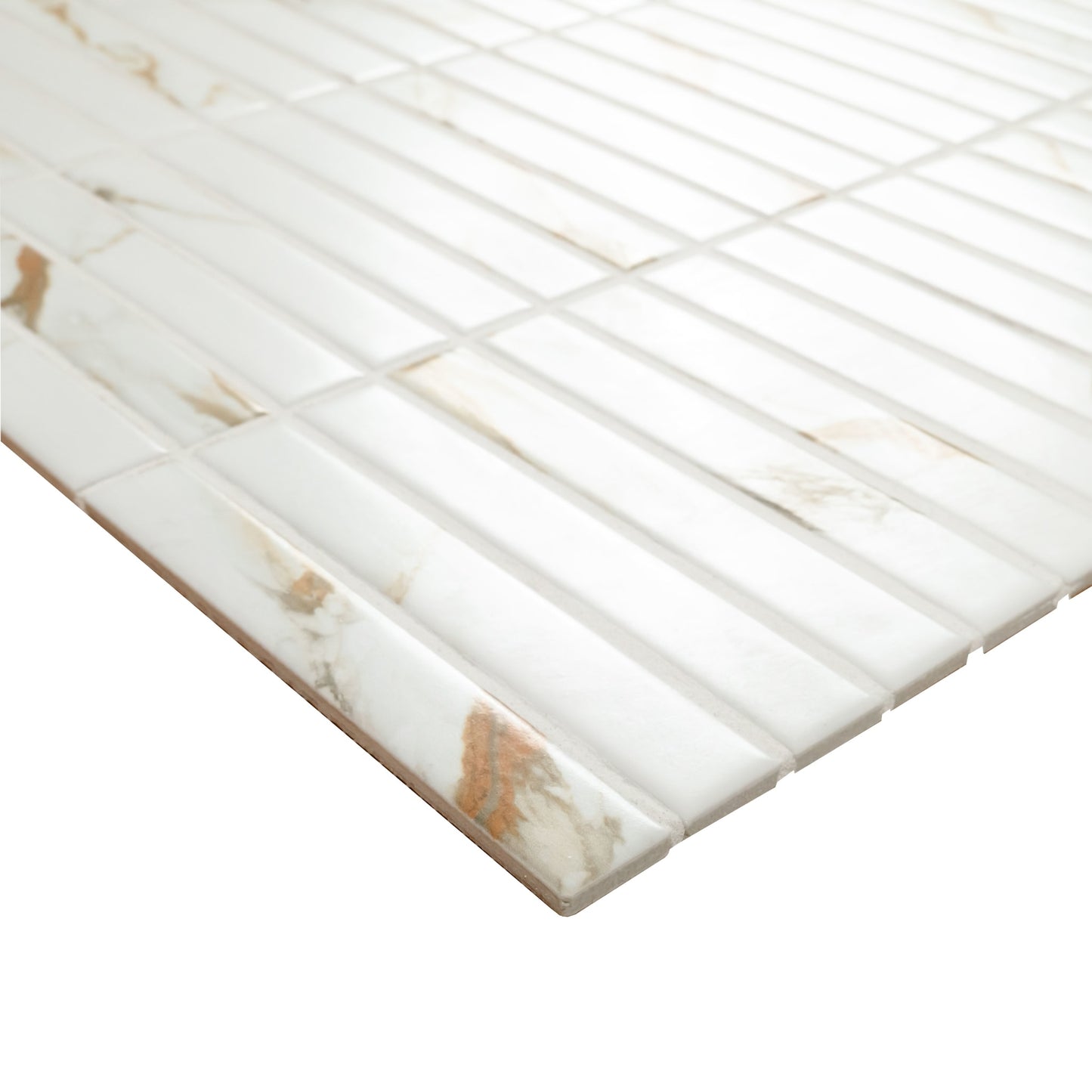 Calacatta Gold Matte Stack Pattern