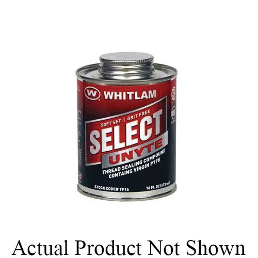 SELECT-UNYTE Thread Sealing Compound, 237 mL Brush Top Can, Paste, White