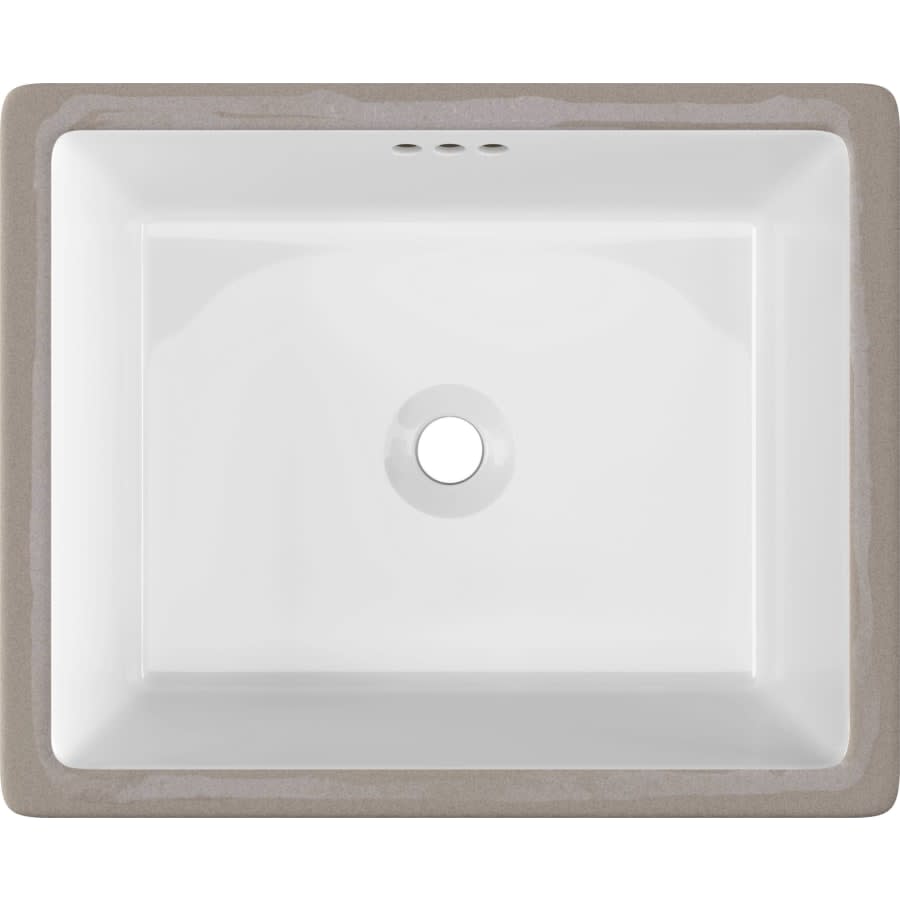 Stedman 19-7/8" Rectangular Vitreous China Undermount Bathroom Sink with Overflow