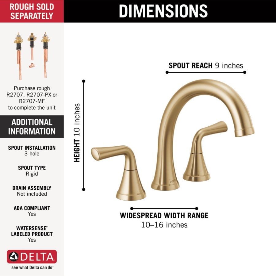 Kayra Deck Mounted Roman Tub Filler
