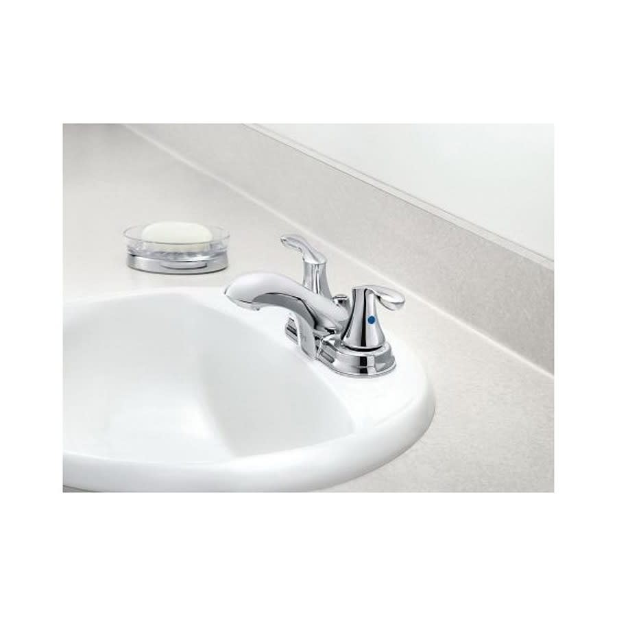 Cornerstone™ Centerset Lavatory Faucet, ADA, 2 Handle, 3-Hole, 1.2 gpm, Chrome