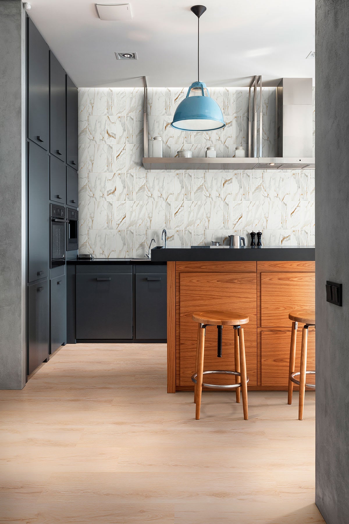 Calacatta Gold Matte Subway Tile