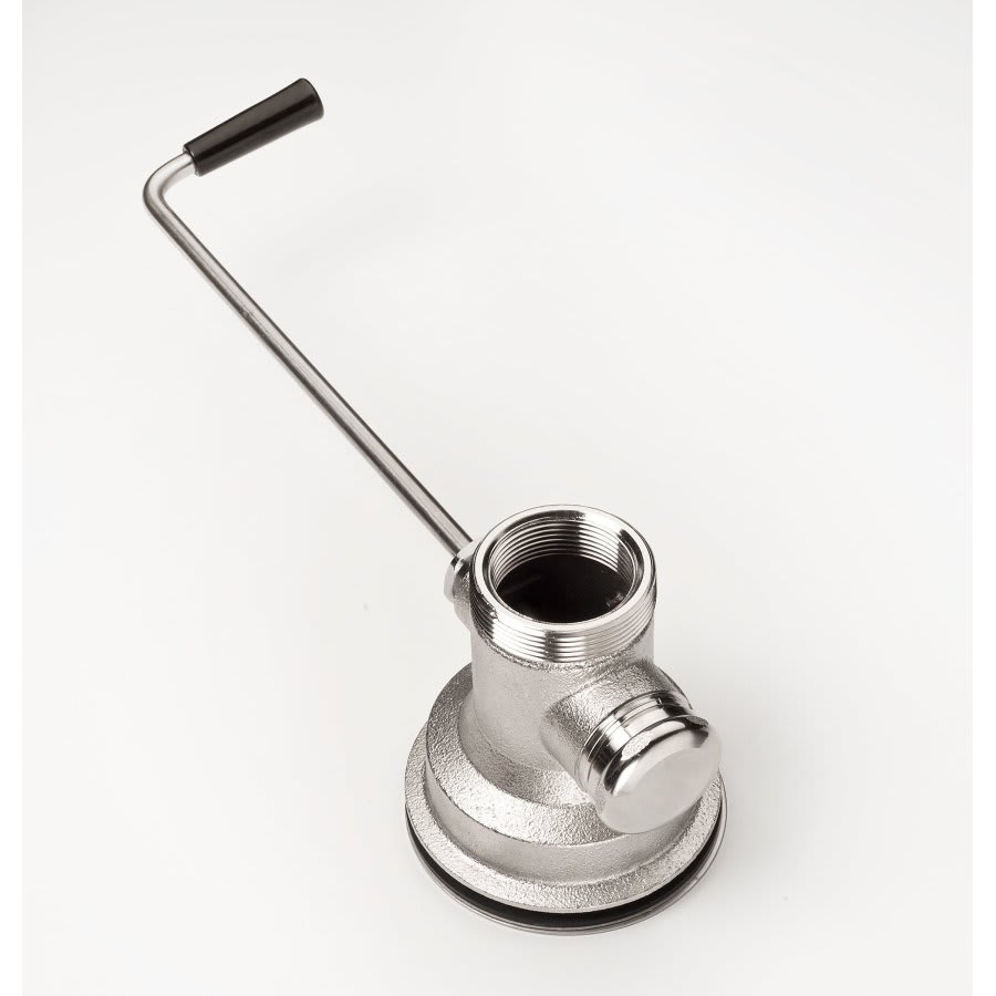 Royal Waste Drain, 3-1/2 in, Stainless Steel Drain, Polished Chrome