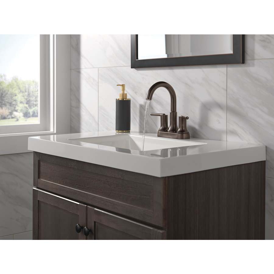Trinsic 1.2 GPM Centerset Bathroom Faucet with Metal Push-Pop Drain Assembly