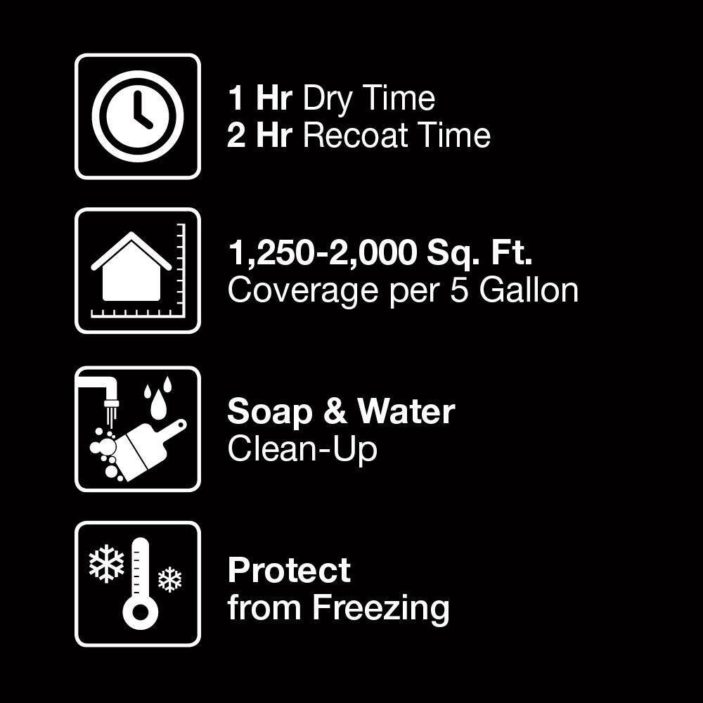 Behr Pro 5gal Ultra Pure White Extra Durable Satin Enamel Interior Paint & Primer