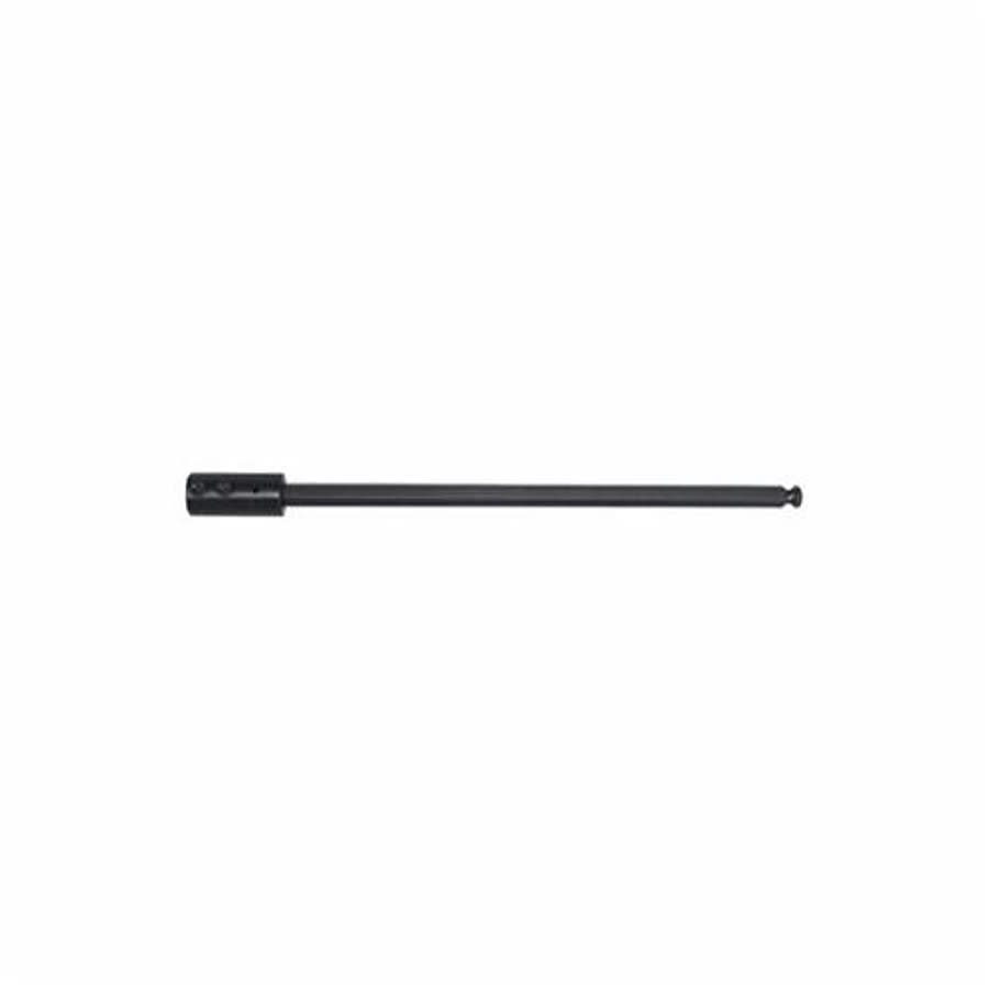 Hole Saw Extension, 1/2 in, Shank, For Use With 1L, 2L or 3L Hole Saw, Carbon Steel, Black Oxide
