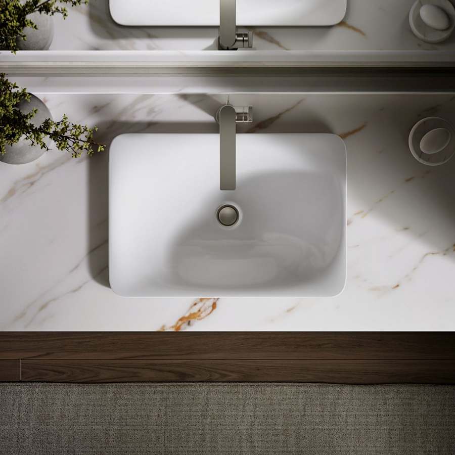 Carillon 21-1/8" Drop In Vitreous China Bathroom Sink