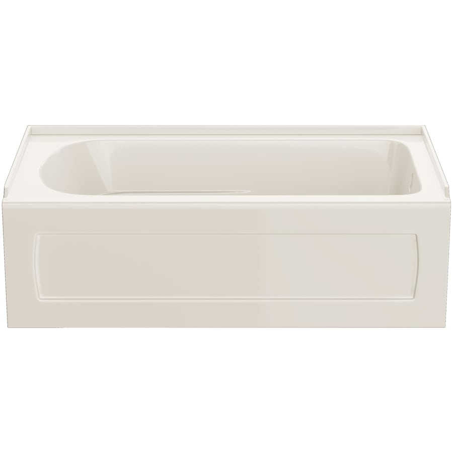 Hillsboro 60" Three Wall Alcove Acrylic Soaking Tub with Right Drain