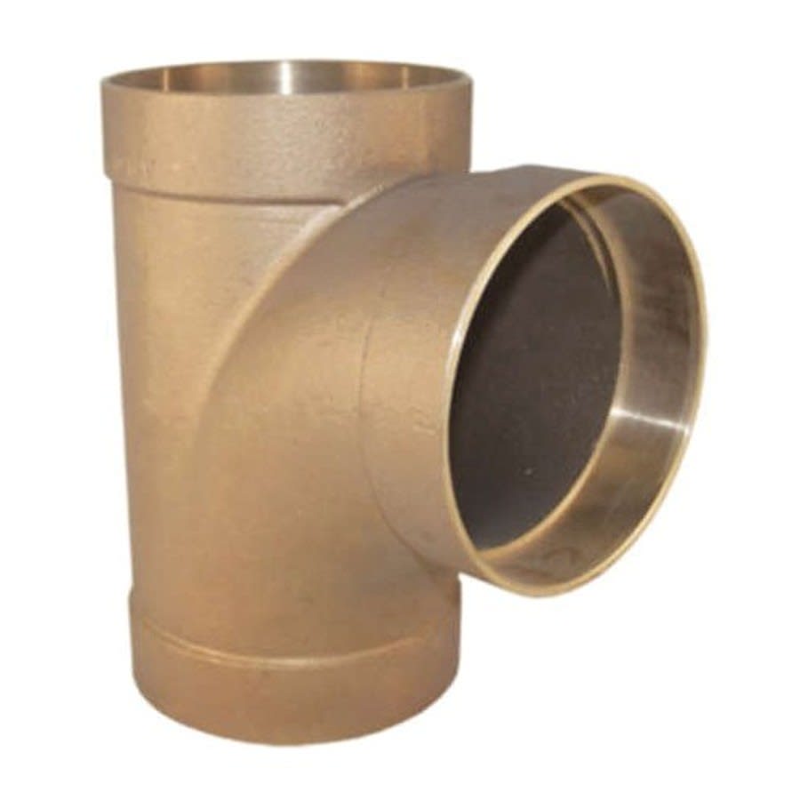 DWV Sanitary Tee, 4 in, C, Copper