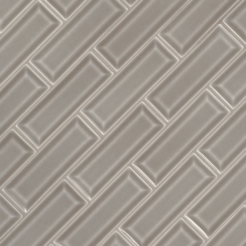 Dove Gray Beveled Tile
