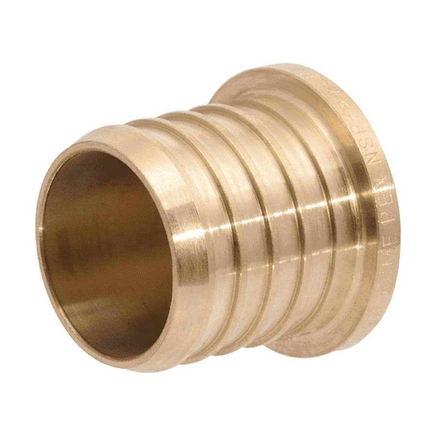 Plug, 1 in, Crimp PEX, Brass