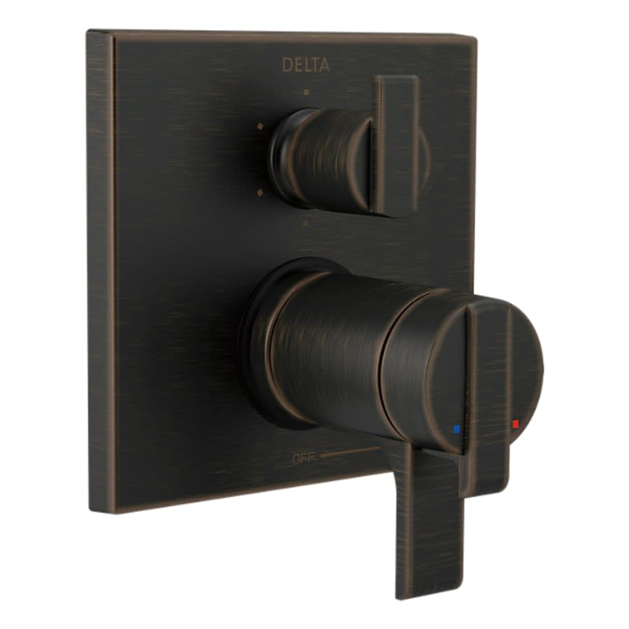 Ara 17T Series Thermostatic Valve Trim with Integrated Volume Control and 6 Function Diverter for Three Shower Applications - Less Rough-In