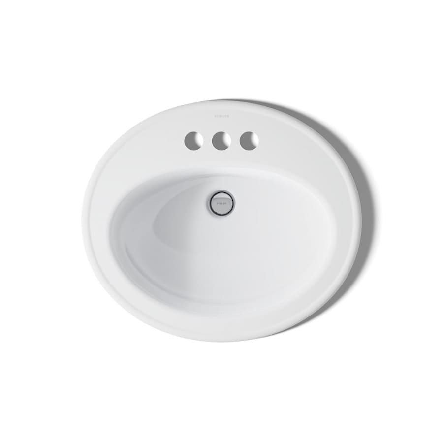 Pennington 20-1/4" Drop In Bathroom Sink with 3 Holes Drilled and Overflow
