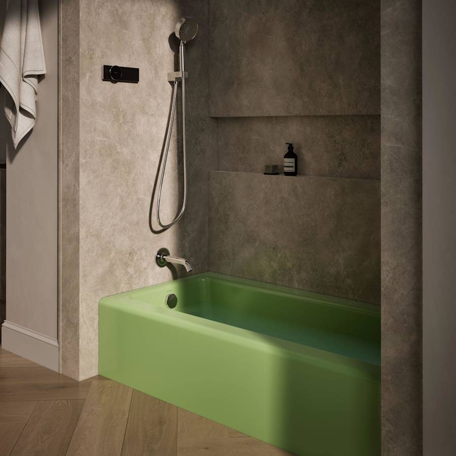 Bellwether 60" Alcove Soaking Tub with Left Drain