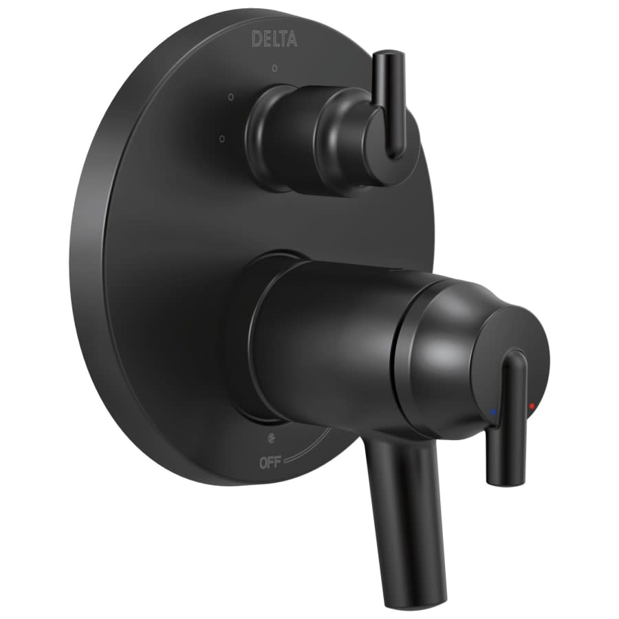Trinsic 17T Series Thermostatic Valve Trim with Integrated Volume Control and 3 Function Diverter for Two Shower Applications - Less Rough-In